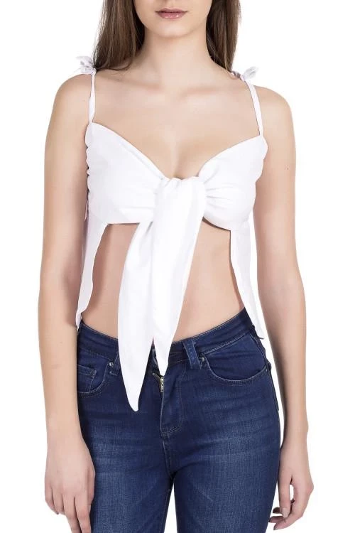 Дамски топ с възел