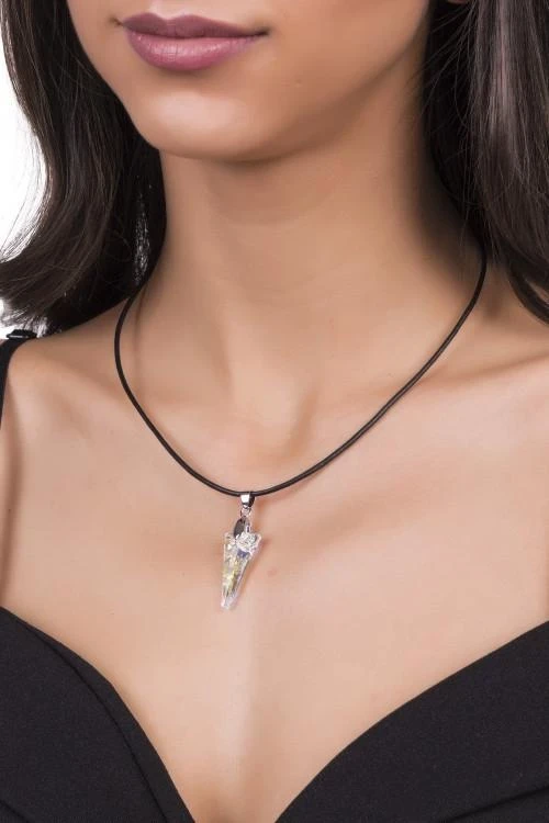 Дамско колие с камък