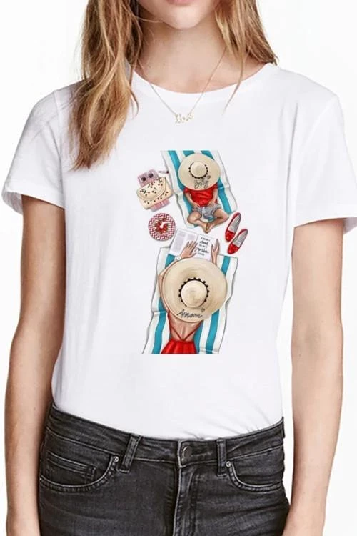 Дамска блуза с щампа