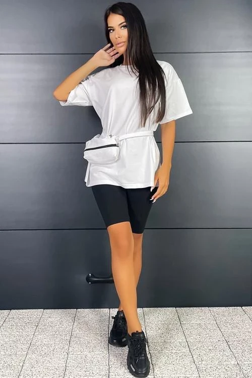 Дамски ежедневен комплект с чанта