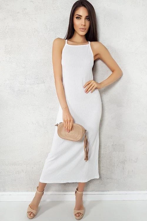 Дамска рокля с изчистен десен