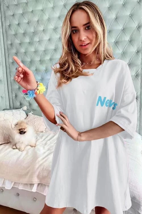 Дамска туника с къс ръкав