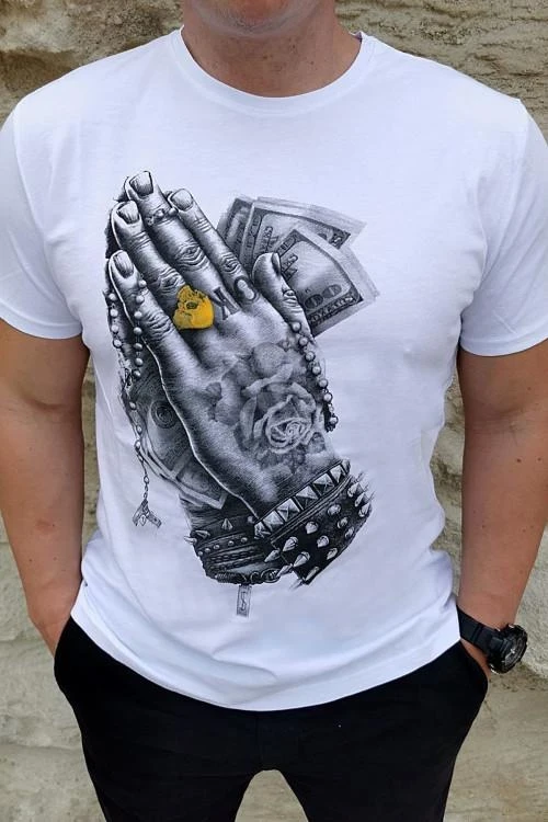 Мъжка блуза с къс ръкав