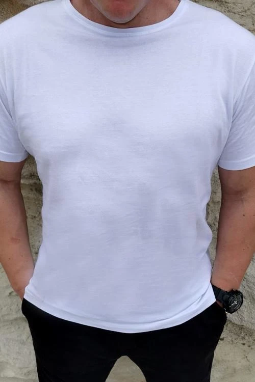 Мъжка блуза с къс ръкав