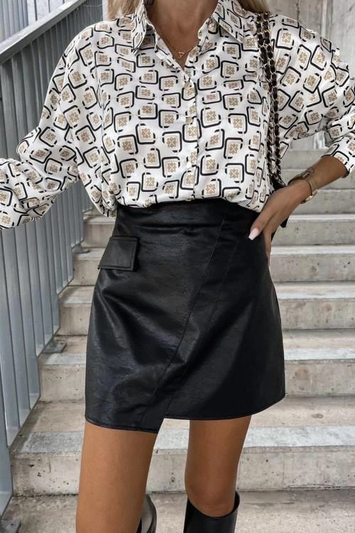 Дамска риза с дълъг ръкав