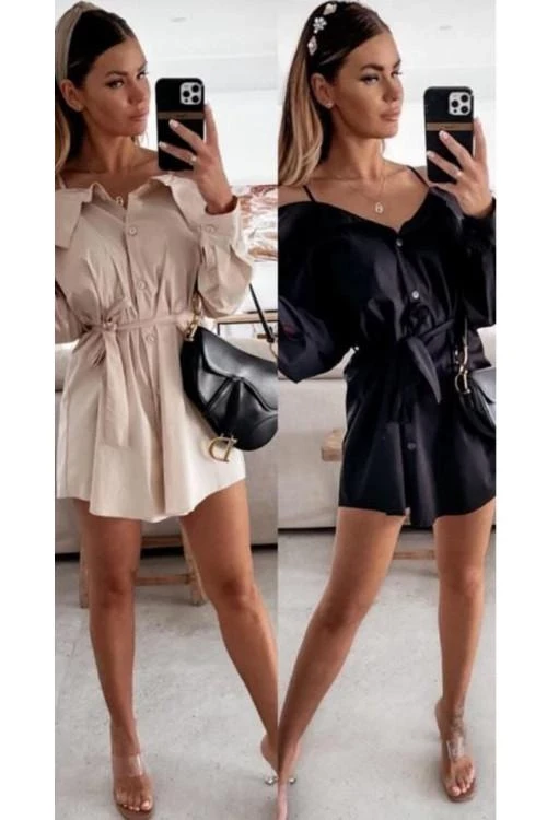 Női ruha hosszú ujjal