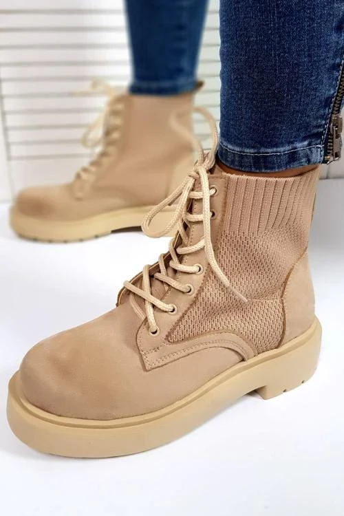 Дамски боти с връзки