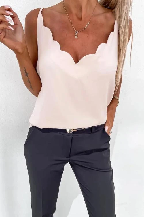 Γυναικείο τοπ με λεπτές τιράντες