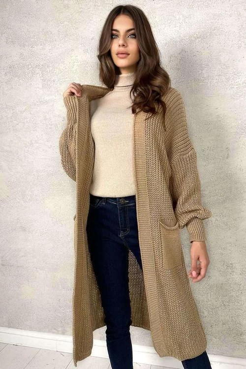 Дамска дълга жилетка