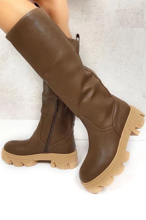 Дамски ботуши с цип