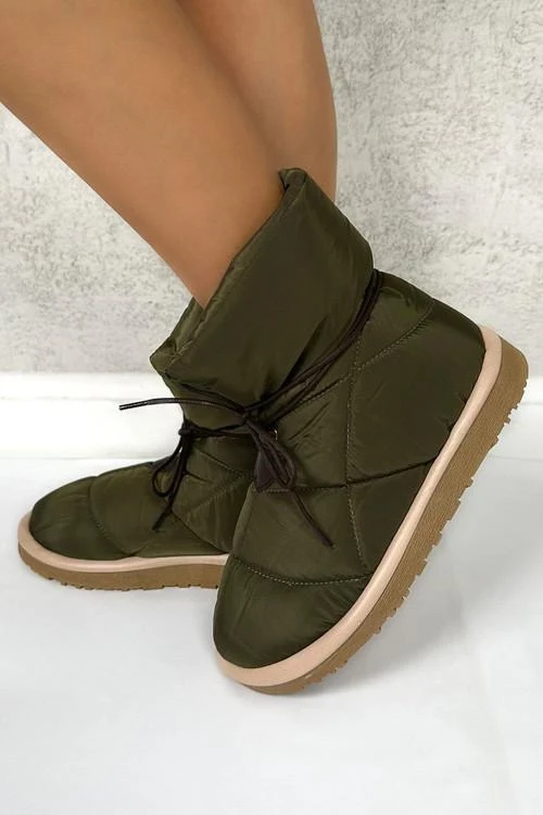 Дамски боти с връзки