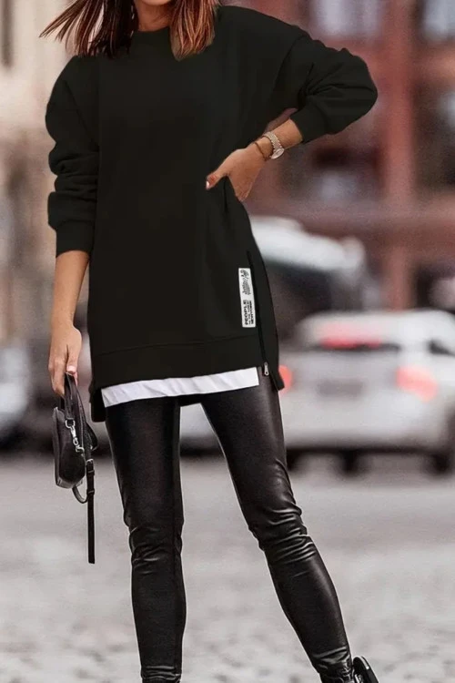 Дамска туника с дълъг ръкав