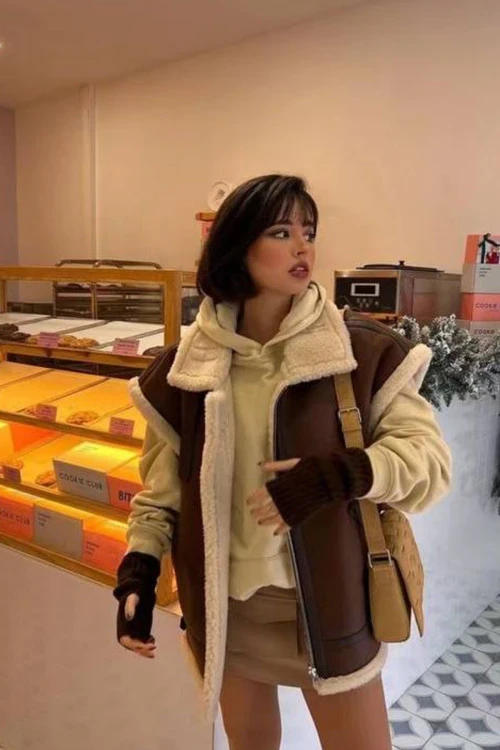 Дамски топъл елек