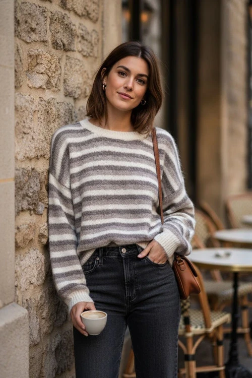 Пуловер от нежна кашмирена материя