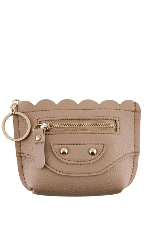 Παιδικό  δερμάτινο πορτοφόλι με φερμουάρ για κορίτσια