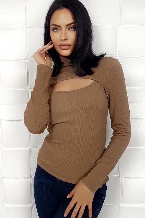 Дамска блуза с дълъг ръкав