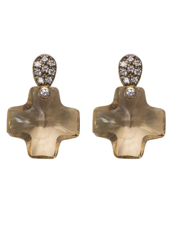 Дамски обеци с камъчета