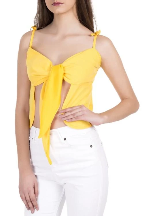 Дамски топ с възел