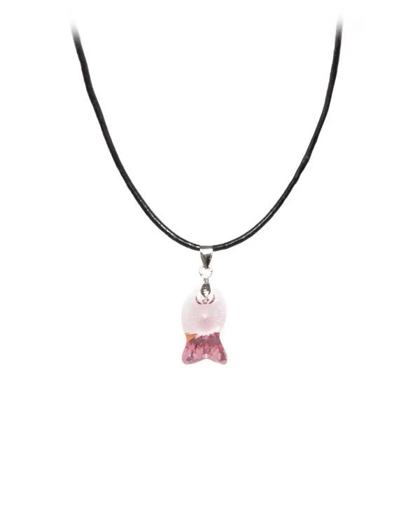 Дамско колие с камък тип Swarovski