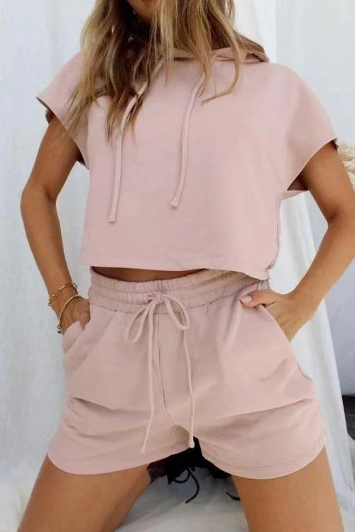 Дамски комплект с качулка