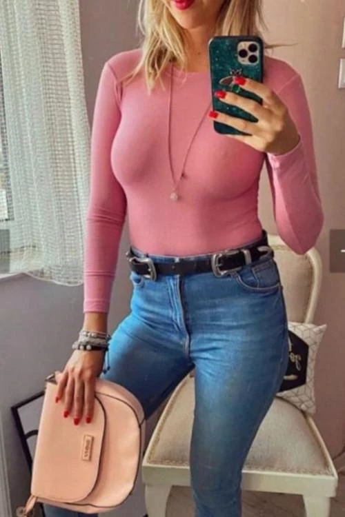 Дамска блуза с дълъг ръкав