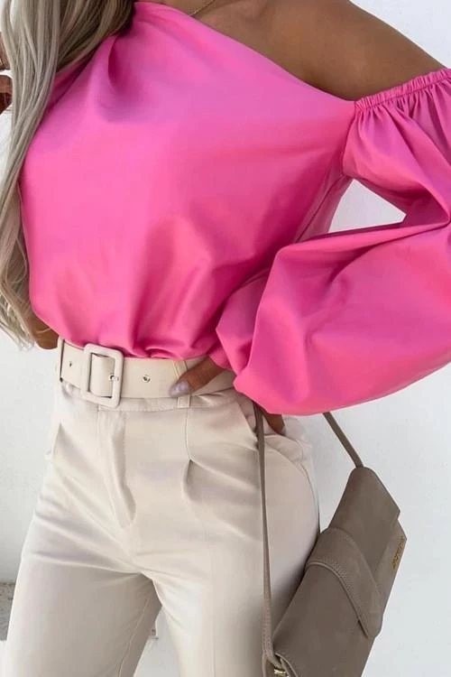 Dámska blúzka s efektnými rukávmi