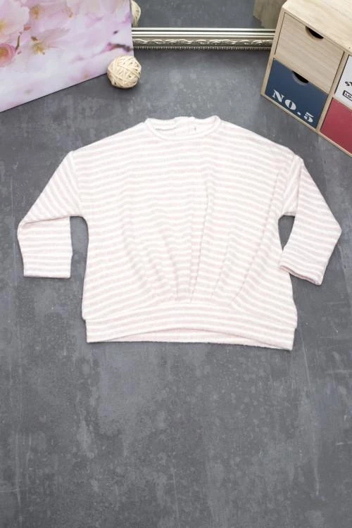 Детска блуза с дълъг ръкав за момичета от 6 месеца до 1,5 години