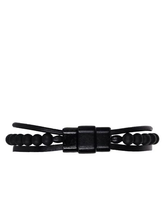 Мъжка гривна от естествена кожа