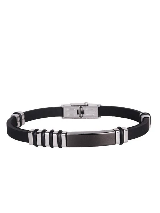 Мъжка гривна от естествена кожа