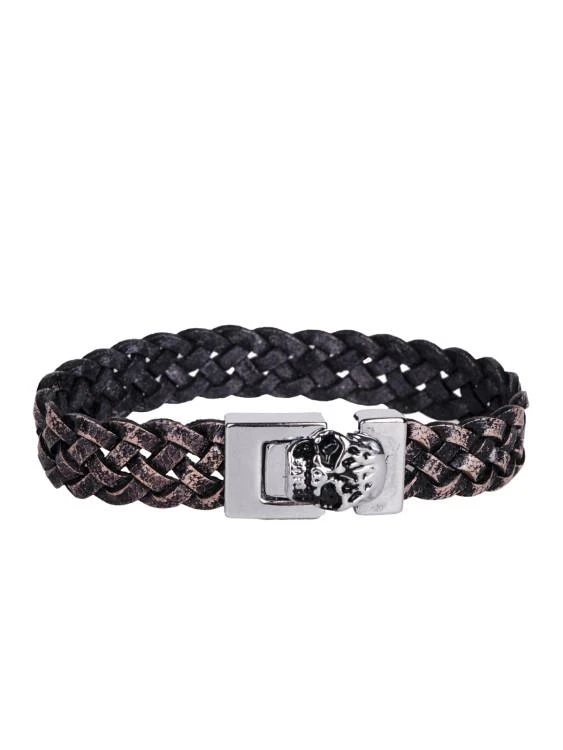 Мъжка гривна от естествена кожа