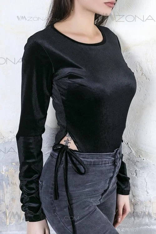 Дамско боди с дълъг ръкав