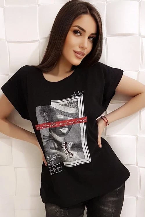 Дамска тениска с щампа