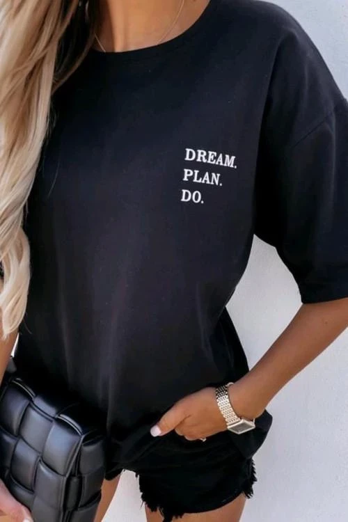 Дамска блуза с къс ръкав