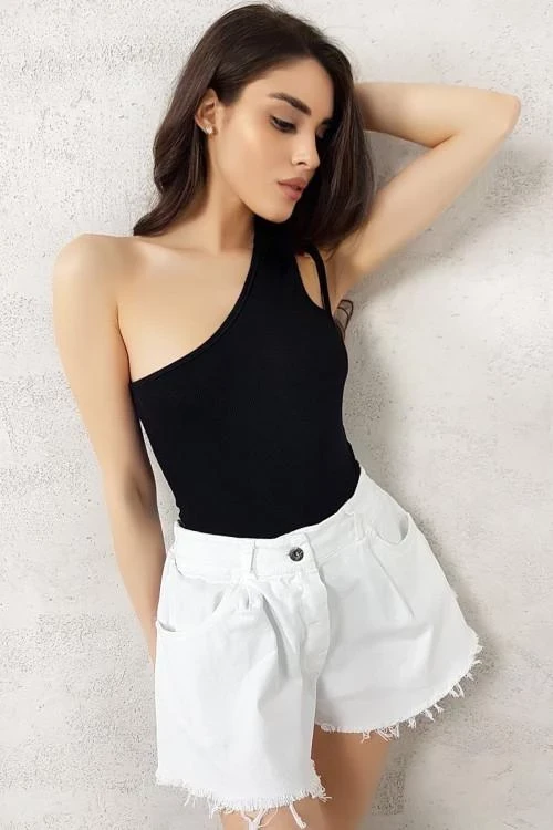 Дамско боди с изчистен десен