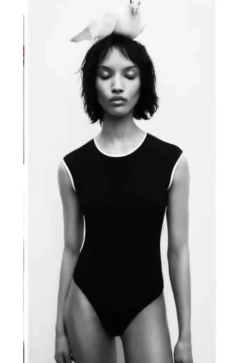 Дамско боди с ефектен гръб