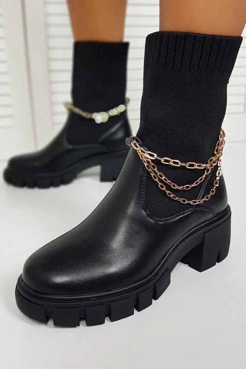 Дамски боти с декорация