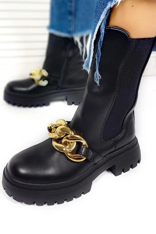 Дамски боти с ефектен дизайн