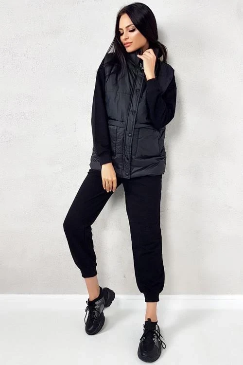 Дамски ежедневен комплект от три части с елек