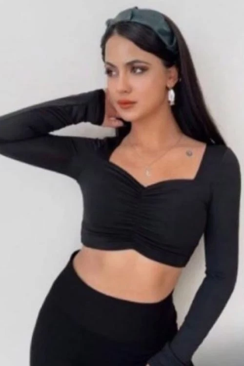 Γυναικεία κοντή μπλούζα 