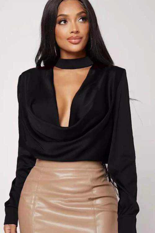 Дамска блуза с дълъг ръкав