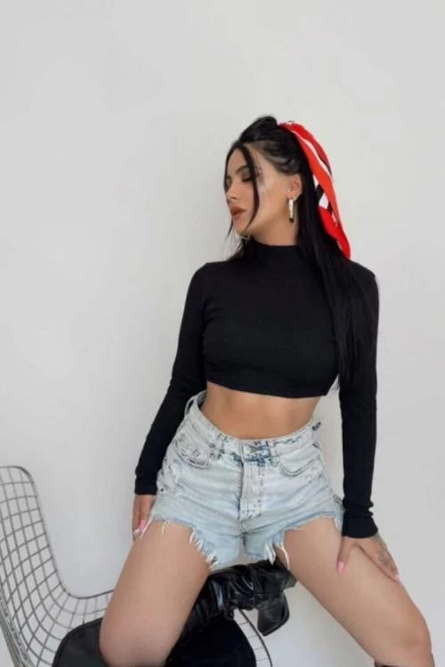 Дамска къса блуза