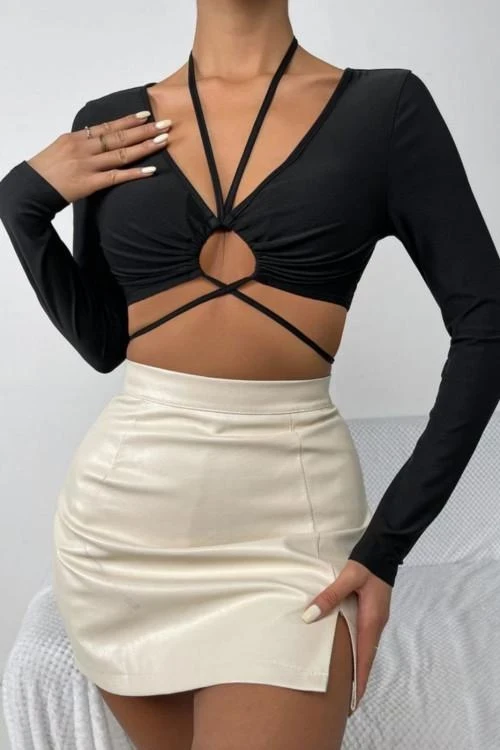 Dámska blúzka s efektnými rukávmi