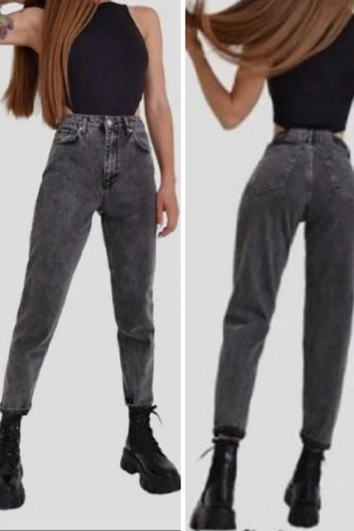 Дамски дънки с изчистен дизайн