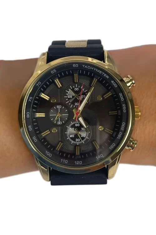 Ανδρικό ρολόι με λουράκι σιλικόνης