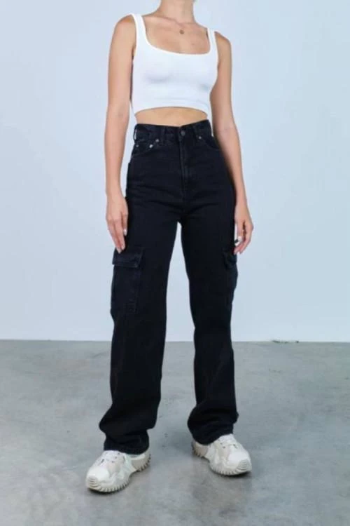 Дамски дънки с джобове