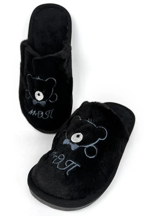 Дамски пантофи с апликация