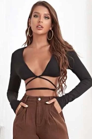 Dámska blúzka s efektnými rukávmi