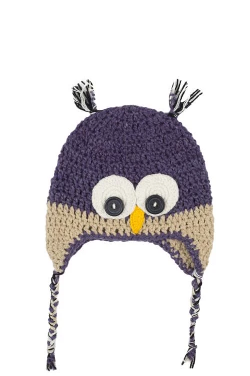 Детска ръчно плетена шапка за момчета от 1 до 3 години