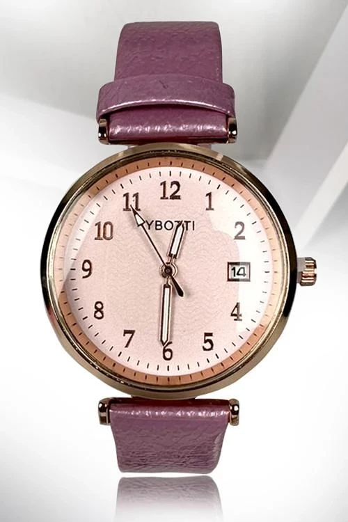 Дамски часовник с каишка от еко кожа