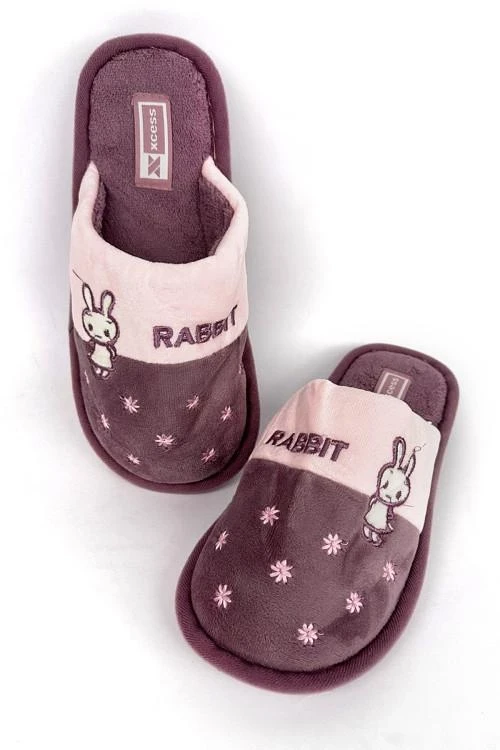 Дамски пантофи с апликация